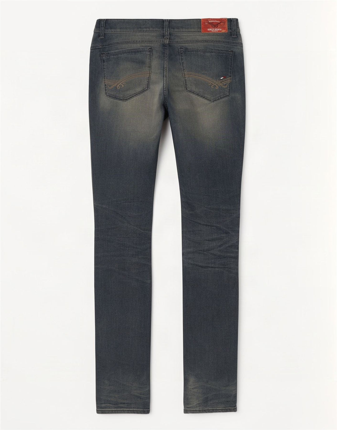 Tommy Hilfiger Dame Slim Jeans W28 L32 Blå Bomuld