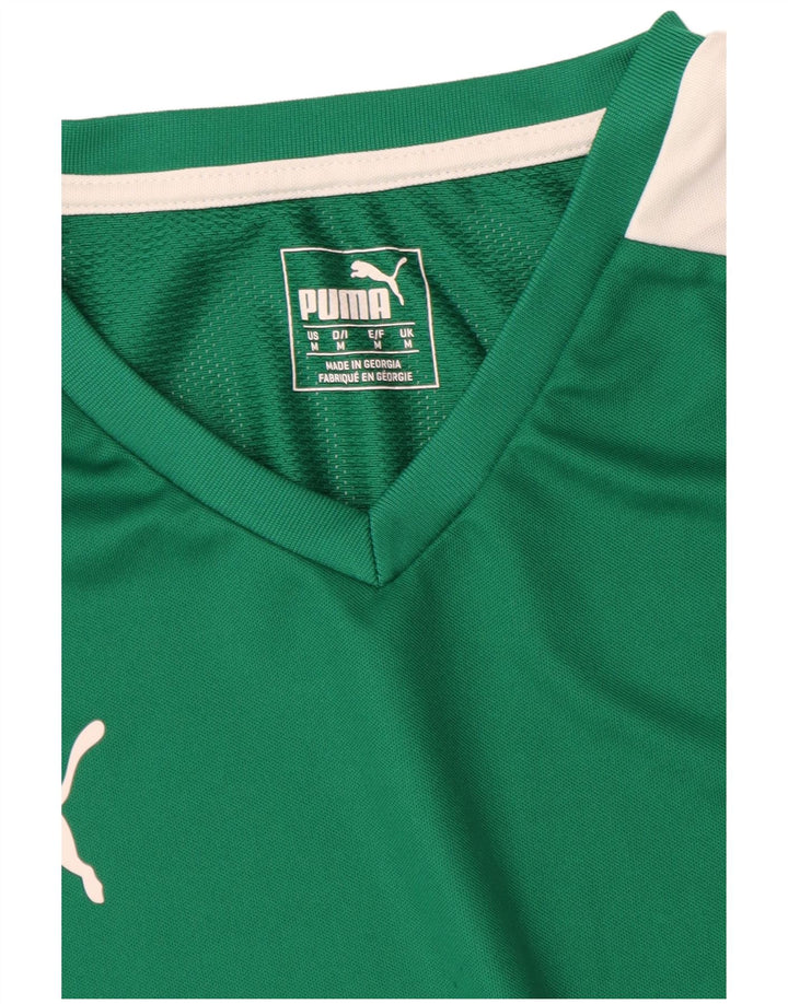 Puma Herre grafisk T-shirt Top Medium Grøn Colourblock