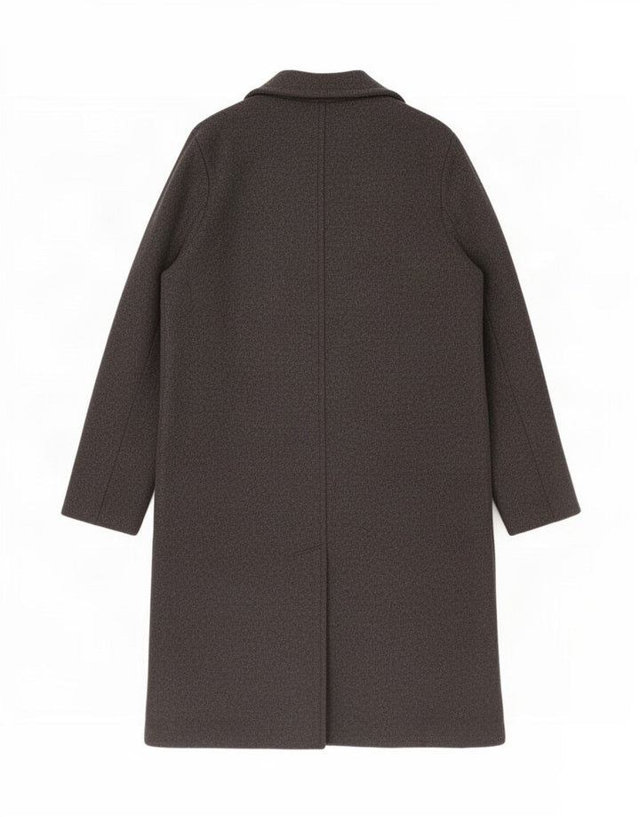 Zara Womens Open Overcoat UK 14 Medium Grey Polyester