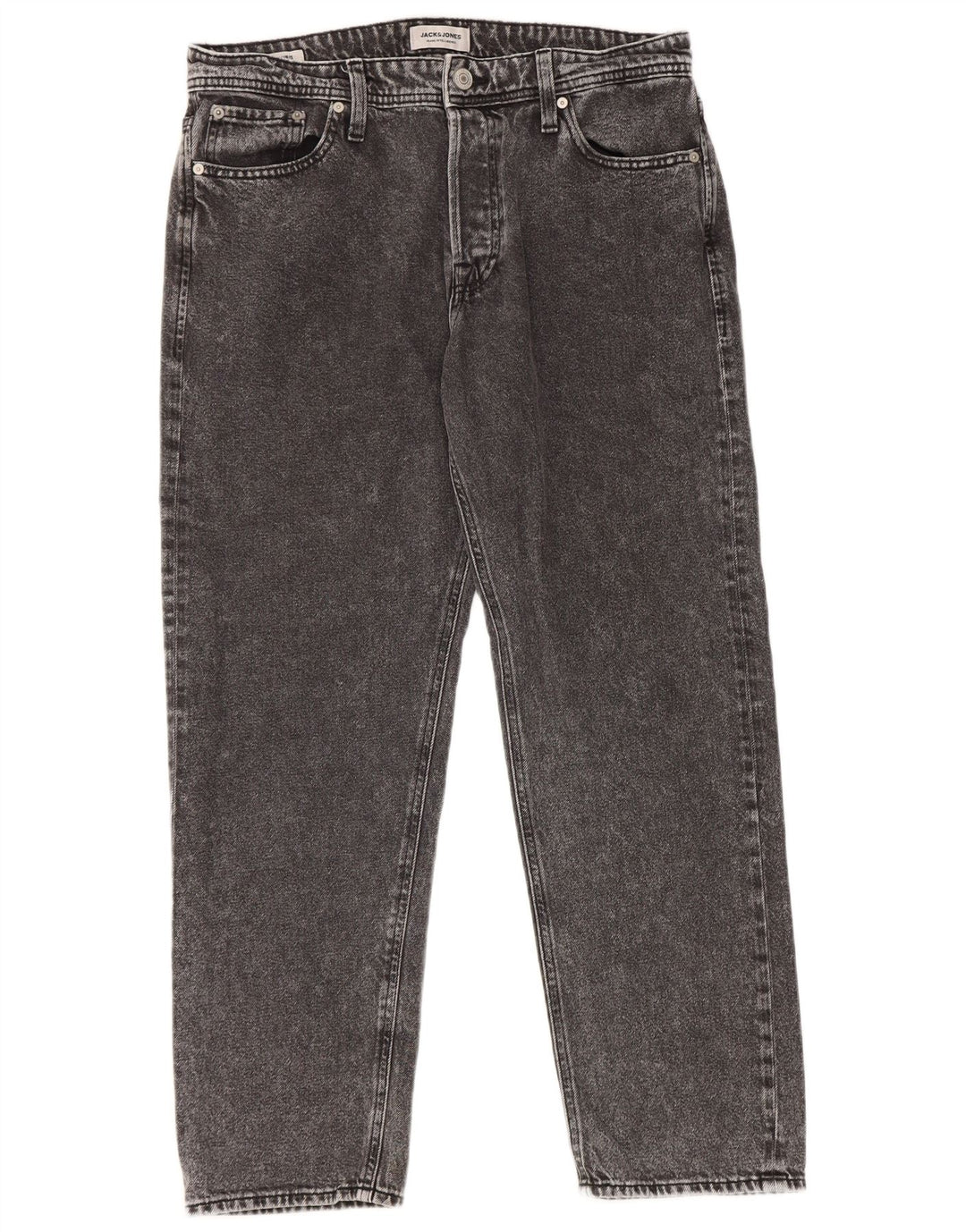 Jack & Jones Herre tilspidsede jeans W33 L30 Grå bomuld