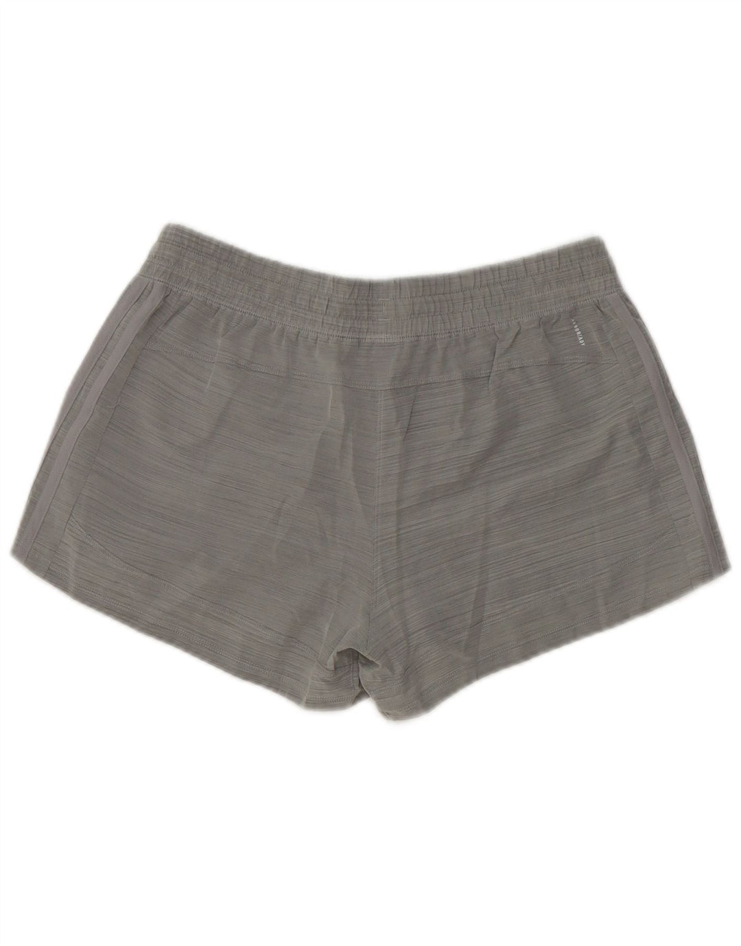 Adidas sportsshorts til kvinder UK 12/14 mellemgrå nålestribet polyester