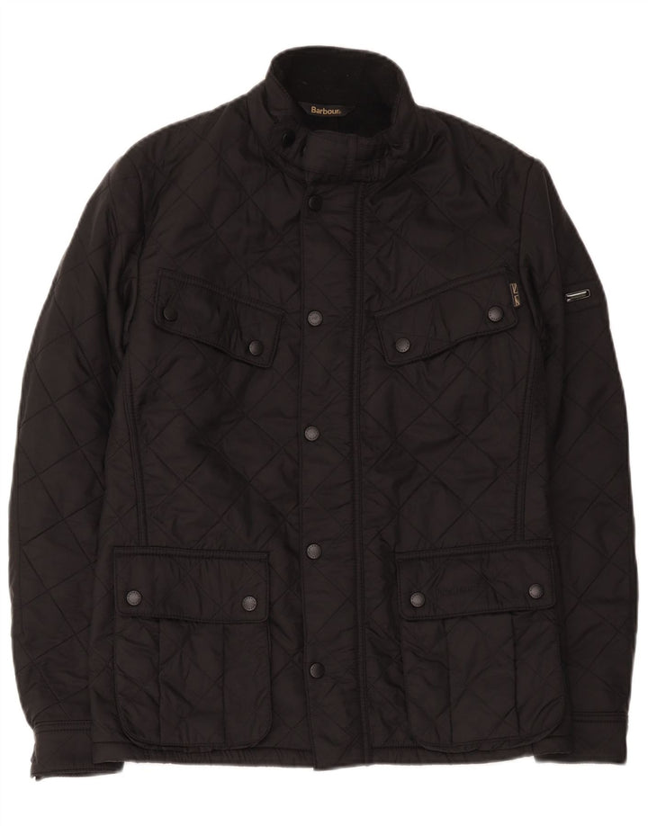 Barbour Herre quiltet jakke UK 36 Lille sort polyester