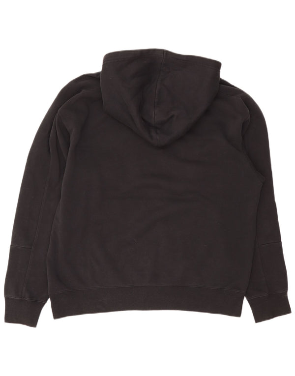 Jordan Mens Air Graphic Standard Fit Hoodie Jumper Large Black Cotton