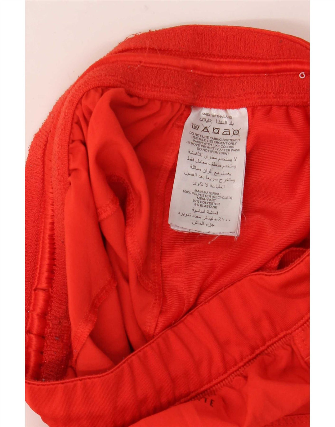 Adidas Herre Climalite Sportshorts Small Red Colourblock Polyester