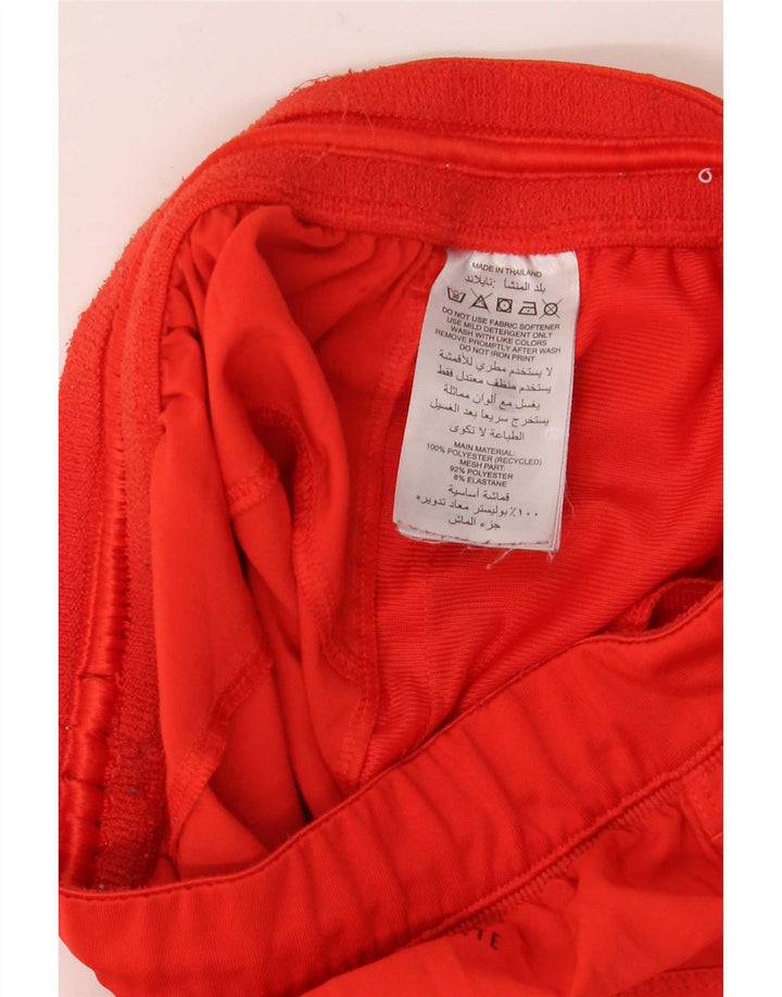 Adidas Herre Climalite Sportshorts Small Red Colourblock Polyester