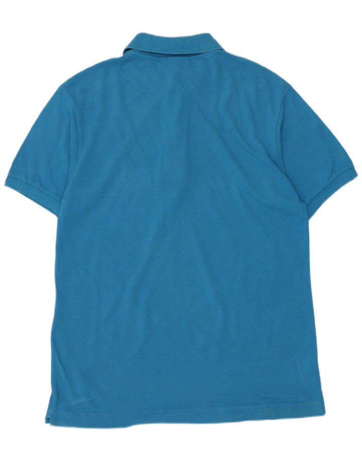 LACOSTE Poloshirt til mænd i klassisk pasform størrelse 4 Medium Blå Bomuld
