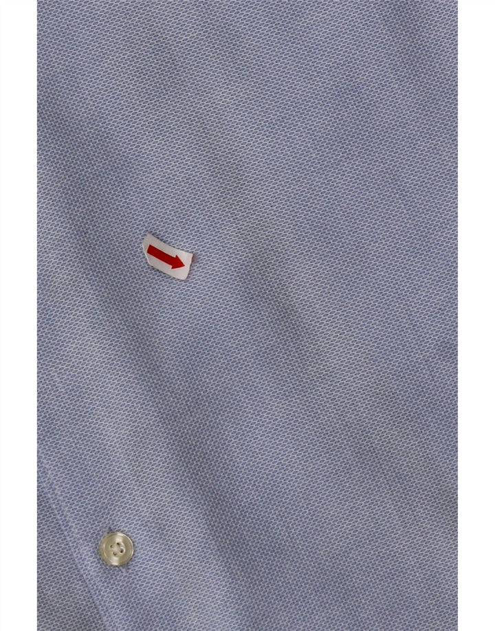 ZARA Slim Fit skjorte til mænd, stor blå bomuld