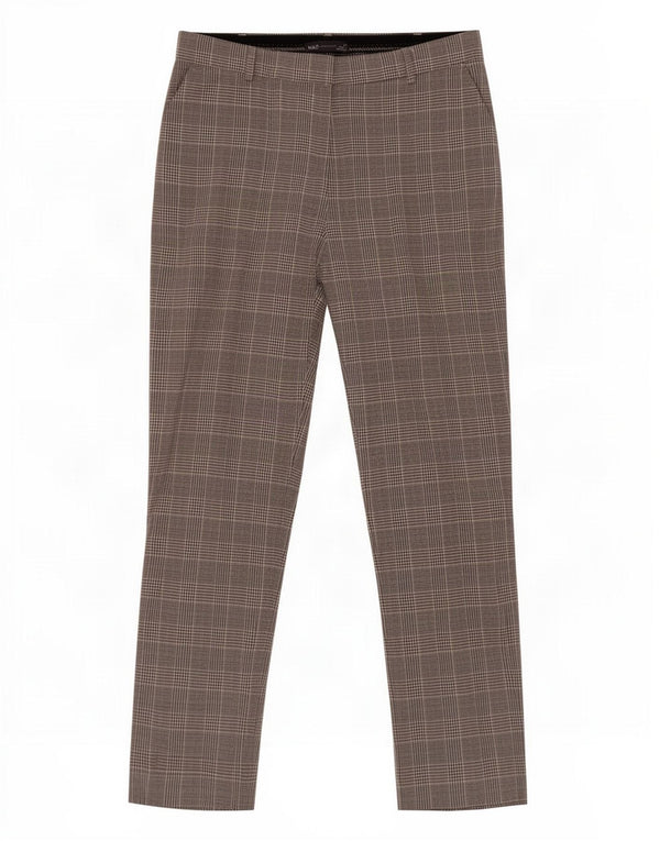 Marks & Spencer Chinobukser til kvinder UK 14 Large W34 L30 Black Check