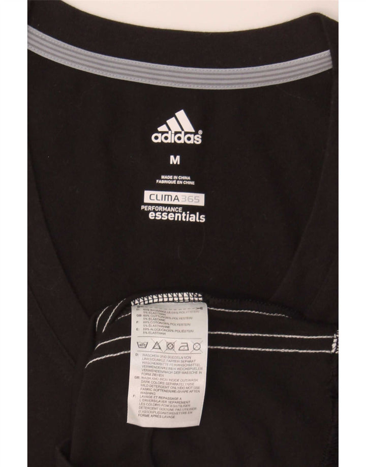 Adidas Dame Clima 365 Vest Top UK 12 Medium Sort Bomuld