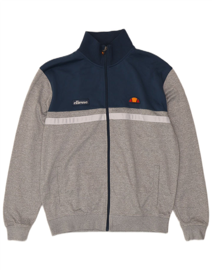 Ellesse Herre træningsdragt Topjakke Stor Grå Colourblock Polyester