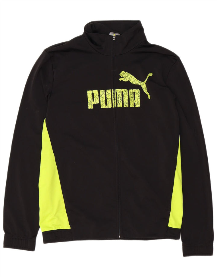 Puma Herre grafisk træningsdragt Topjakke Lille sort Colourblock Polyester