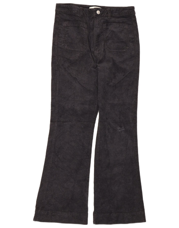 Marks & Spencer fløjlsbukser til kvinder UK 12 Medium W30 L30 Marineblå