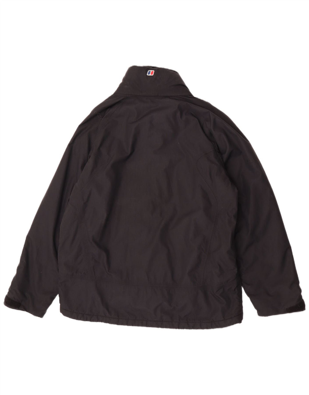 Berghaus Regnjakke med hætte til mænd UK 38 Medium Sort Nylon