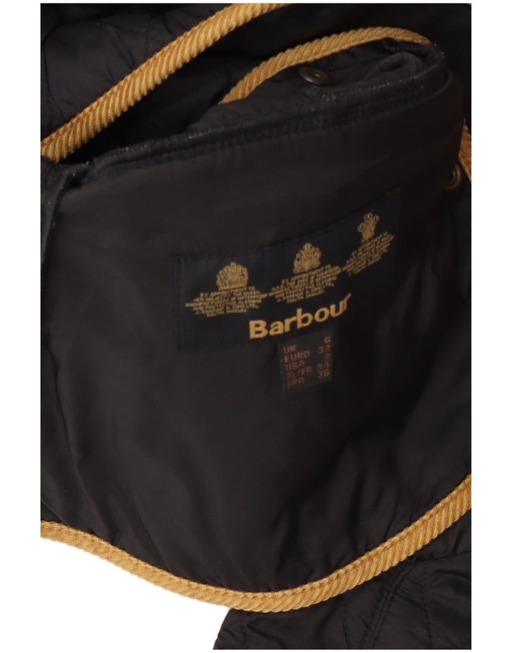 Barbour Quiltet jakke til kvinder UK 6 XS Grå Colourblock Polyamid