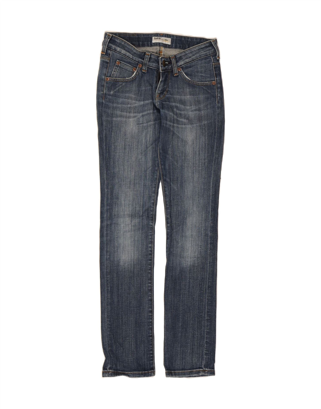 LEE Womens Skinny Jeans W24 L31 Blue Vintage Lee and Second-Hand Lee from Messina Hembry 