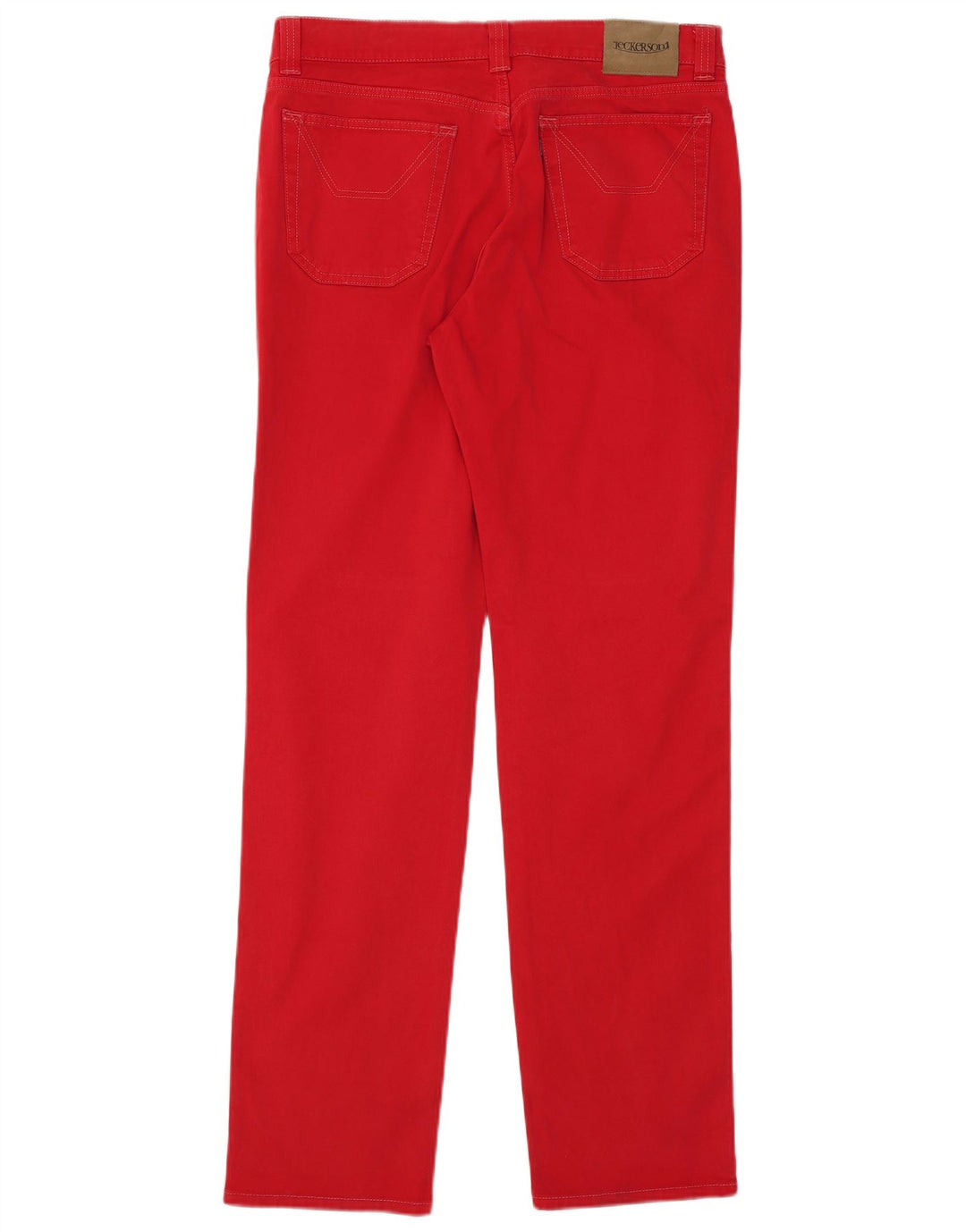 Jeckerson Herre Slim Jeans W36 L34 Rød Bomuld