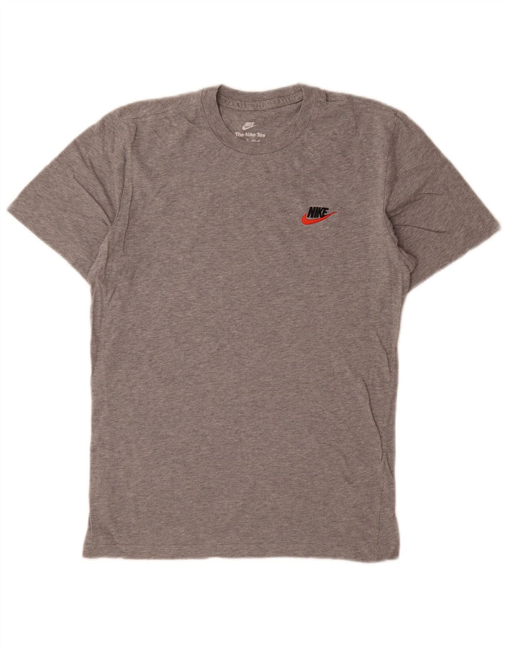 Nike T-shirt top XS grå bomuld til mænd