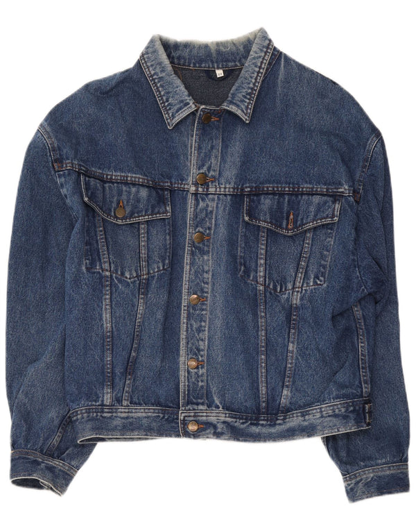 Vintage denimjakke til mænd IT 52 XL blå bomuld