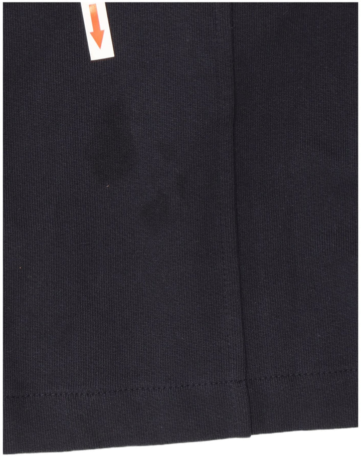 Zara Herre Biker Jacket UK 38 Medium Navy Blue Bomuld