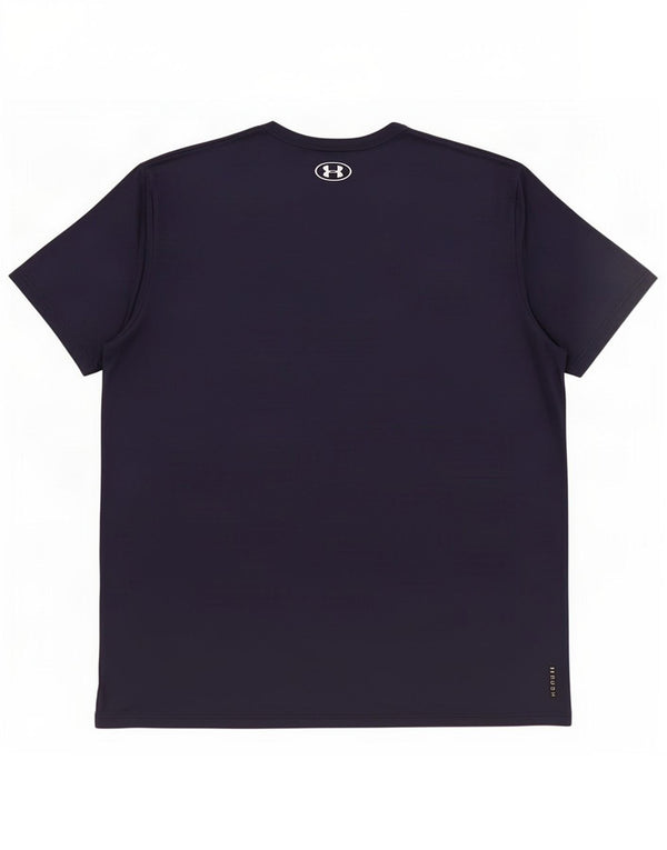 Under Armour Herre T-Shirt Top 2XL Navy Blue Polyester