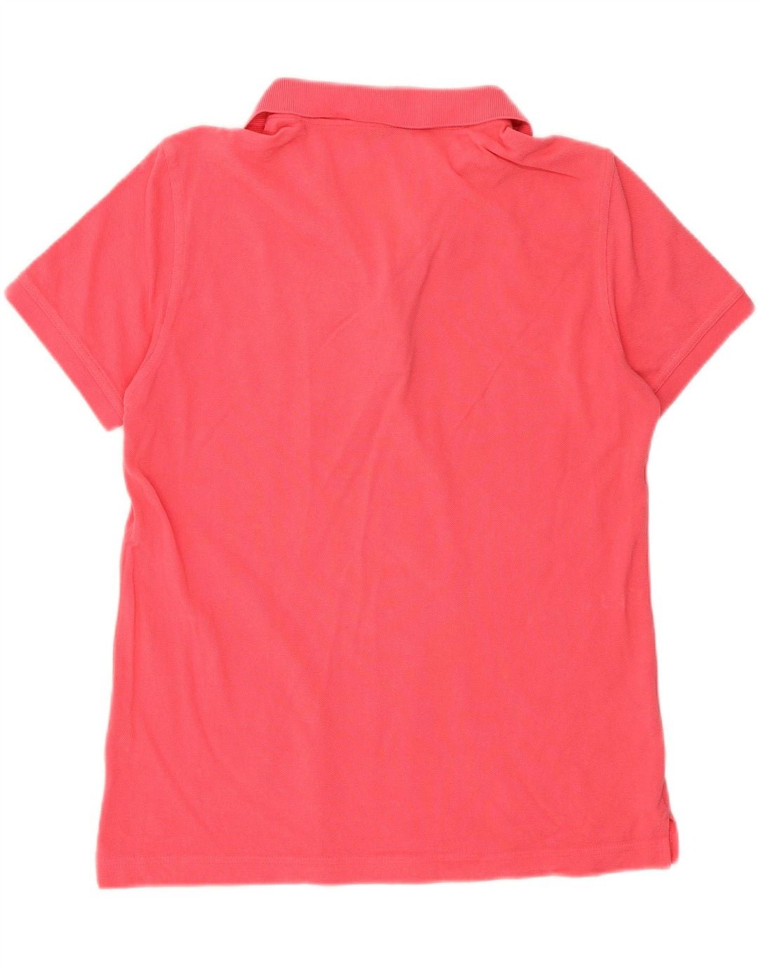 BENETTON Mens Polo Shirt Medium Pink