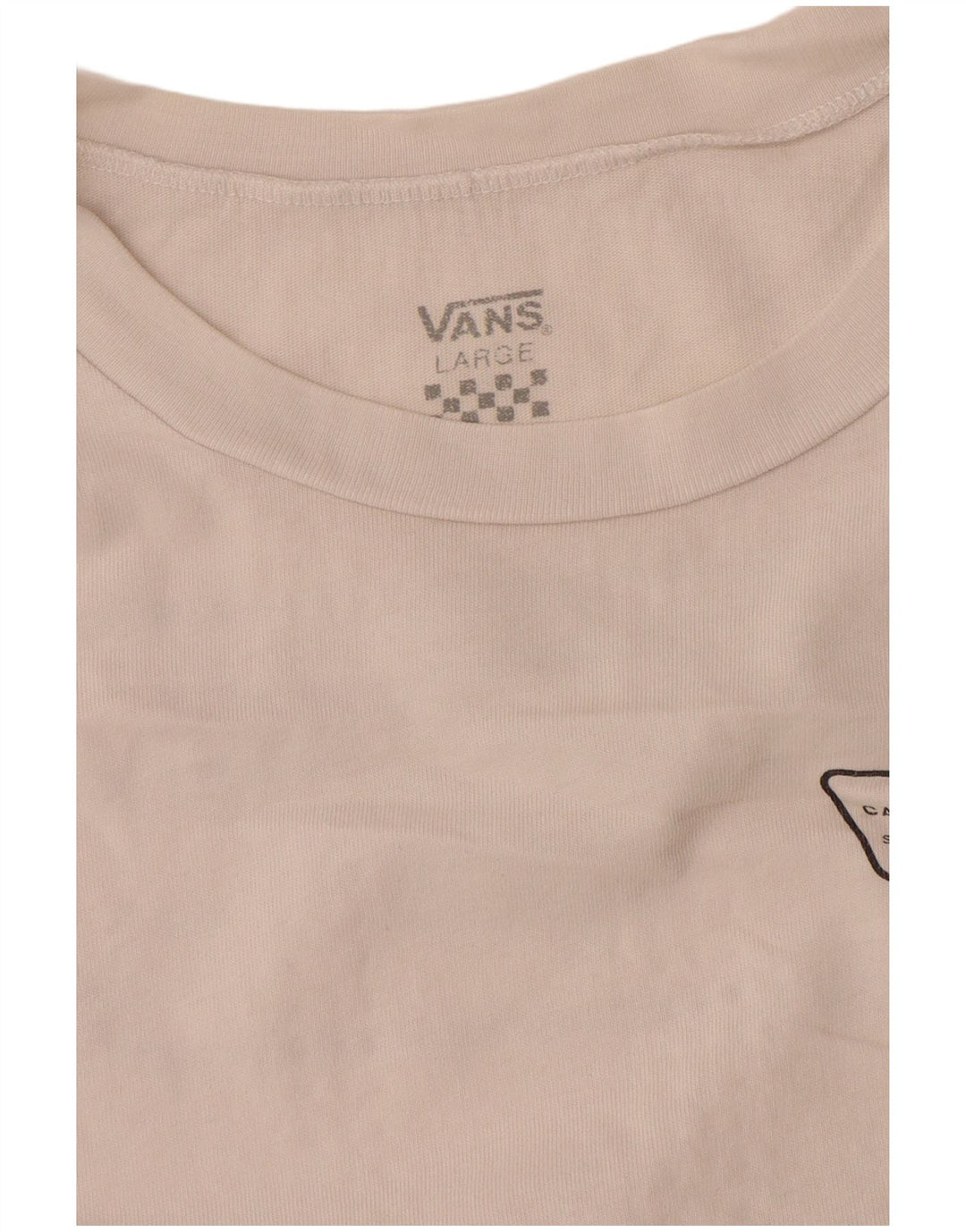 Vans Dame Grafisk T-Shirt Top UK 16 Large White