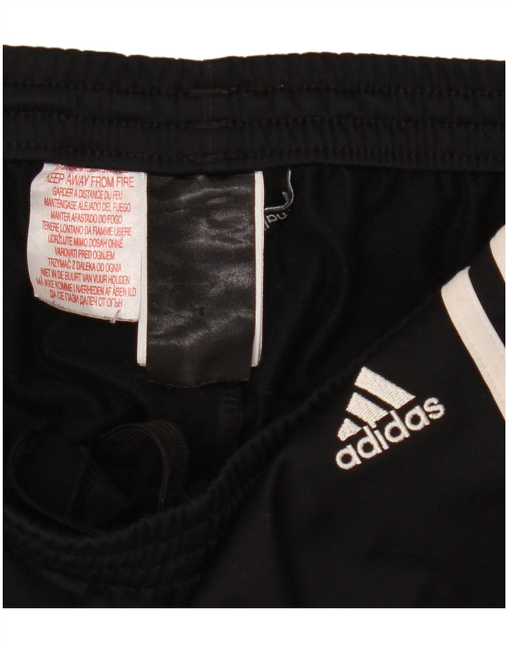 Adidas Drenge Træningsdragt Bukser Joggers 11-12 År Sort Polyester