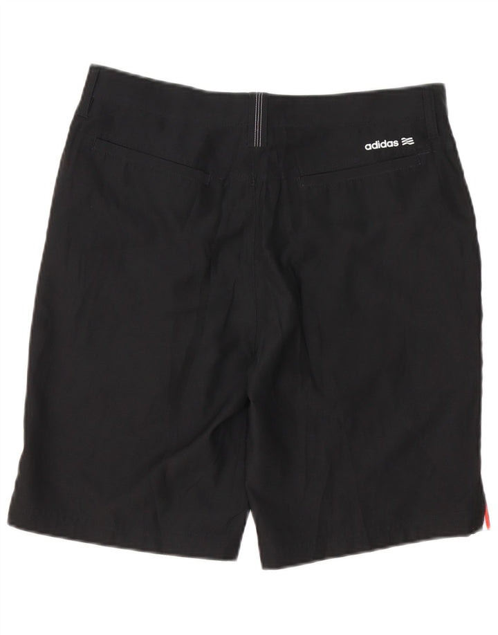 ADIDAS Chino Shorts til mænd Medium W32 Sort bomuld
