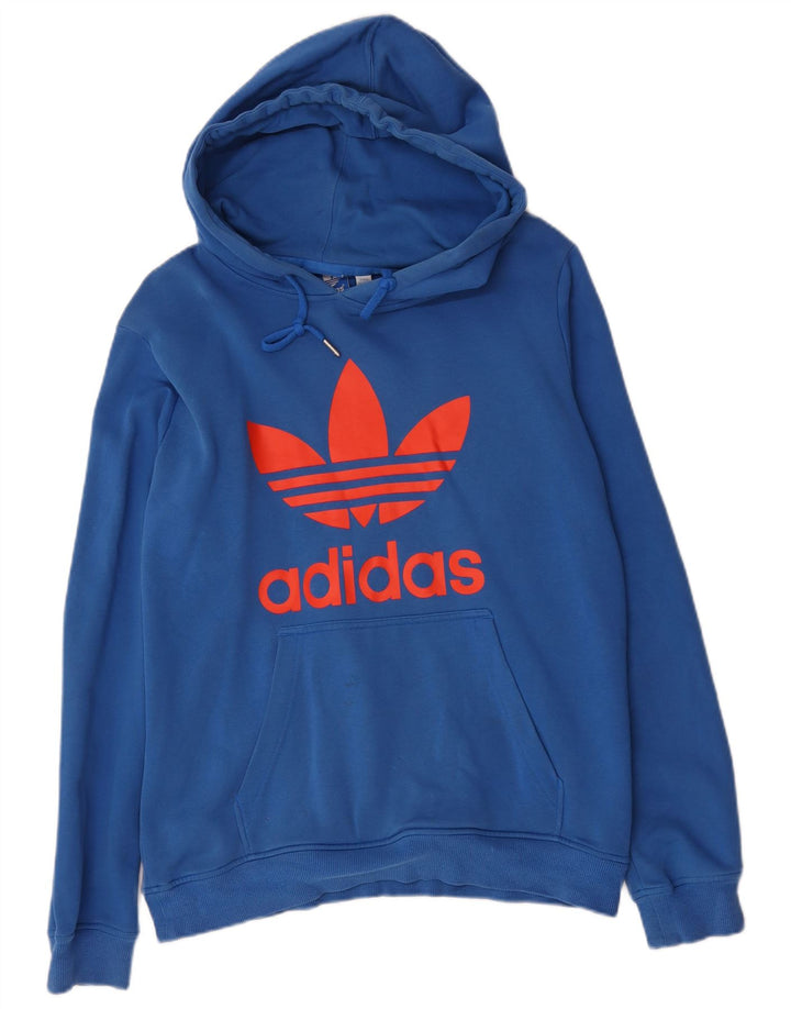 Adidas Grafisk hættetrøje til mænd mellemblå bomuld