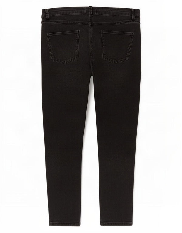 Marks & Spencer Dame Skinny Jeans UK 14 Large W32 L26 Black Bomuld