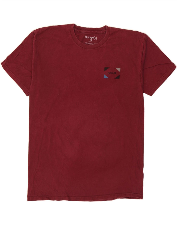 HURLEY Mens T-Shirt Top Large Red Cotton Vintage Hurley and Second-Hand Hurley from Messina Hembry 