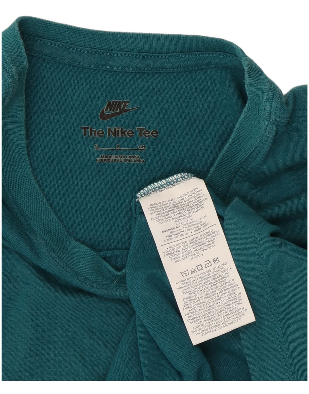 Nike T-shirt top til mænd, lille blå bomuld