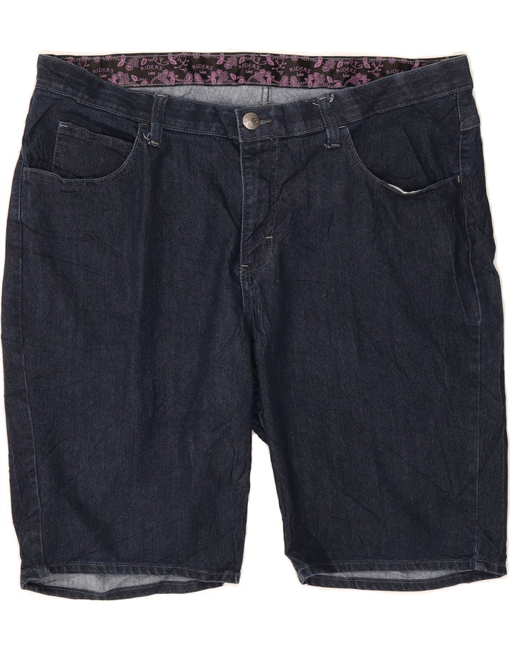 LEE Womens Denim Shorts US 16 2XL W40  Navy Blue Cotton Vintage Lee and Second-Hand Lee from Messina Hembry 
