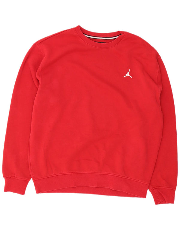 Jordan sweatshirt til mænd Medium rød bomuld