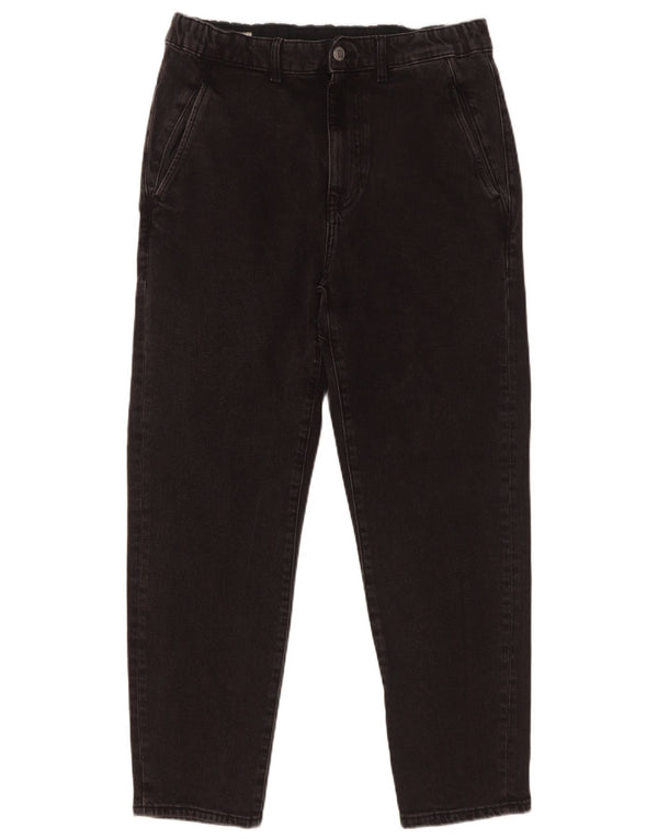 Zara Mens Tapered Jeans EU 38 Small W30 L27 Black Cotton