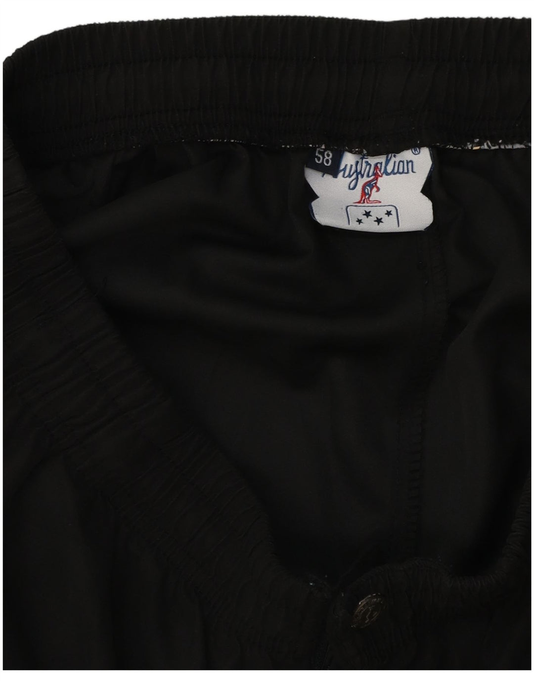 AUSTRALIAN L'ALPINA Sportshorts til mænd IT 58 2XL Sort Polyester