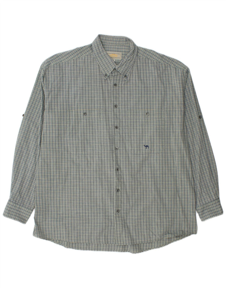 Camel Active herreskjorte XL blå ternet