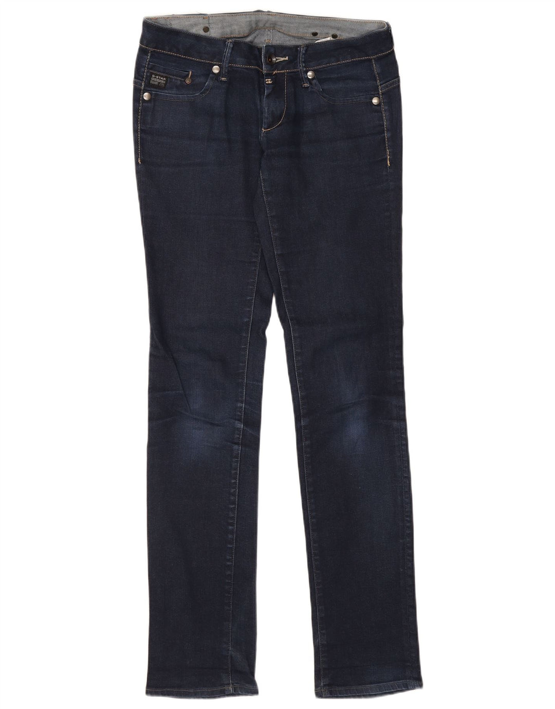 G-Star lige jeans til kvinder W30 L36 marineblå bomuld