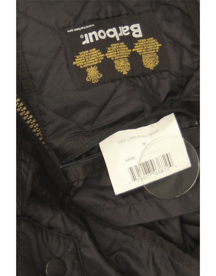 Barbour Herre quiltet jakke UK 38 Medium Sort Polyamid