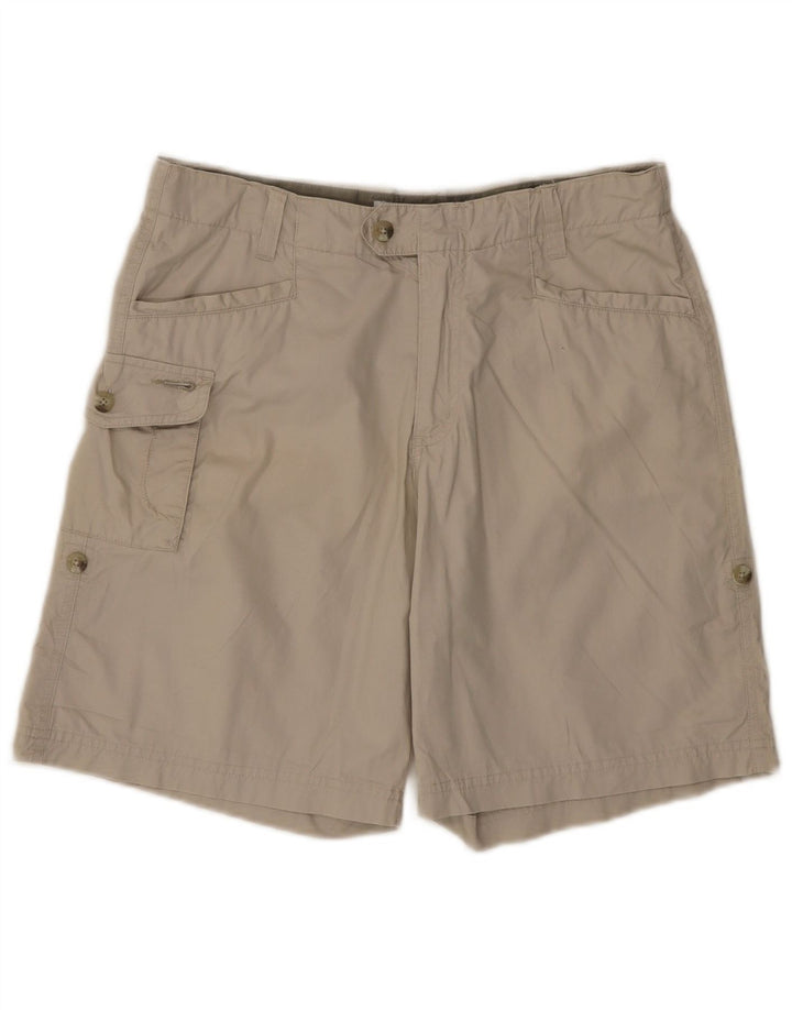 COLUMBIA Cargo Shorts til kvinder US 10 Large W30 Beige Bomuld