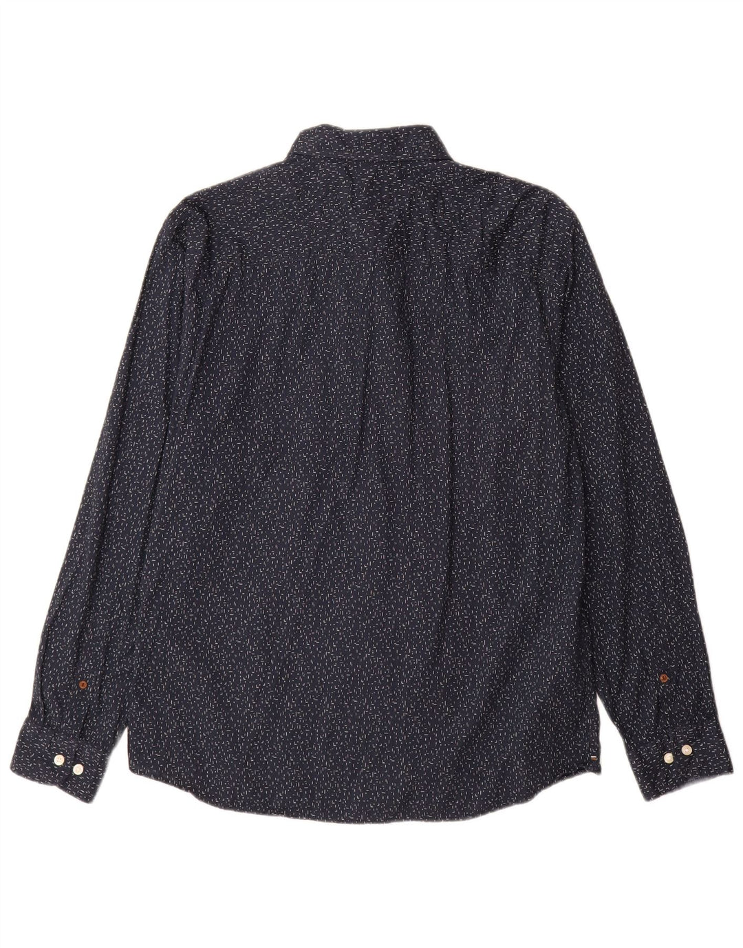 Jack & Jones herreskjorte XL marineblå plettet bomuld