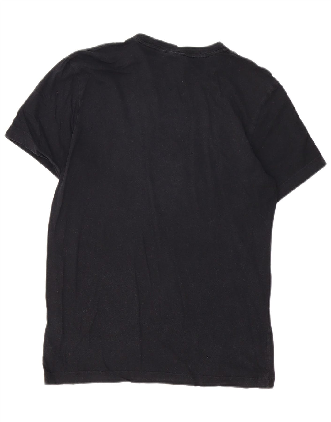 ADIDAS Mens Graphic T-Shirt Top Medium Black Cotton