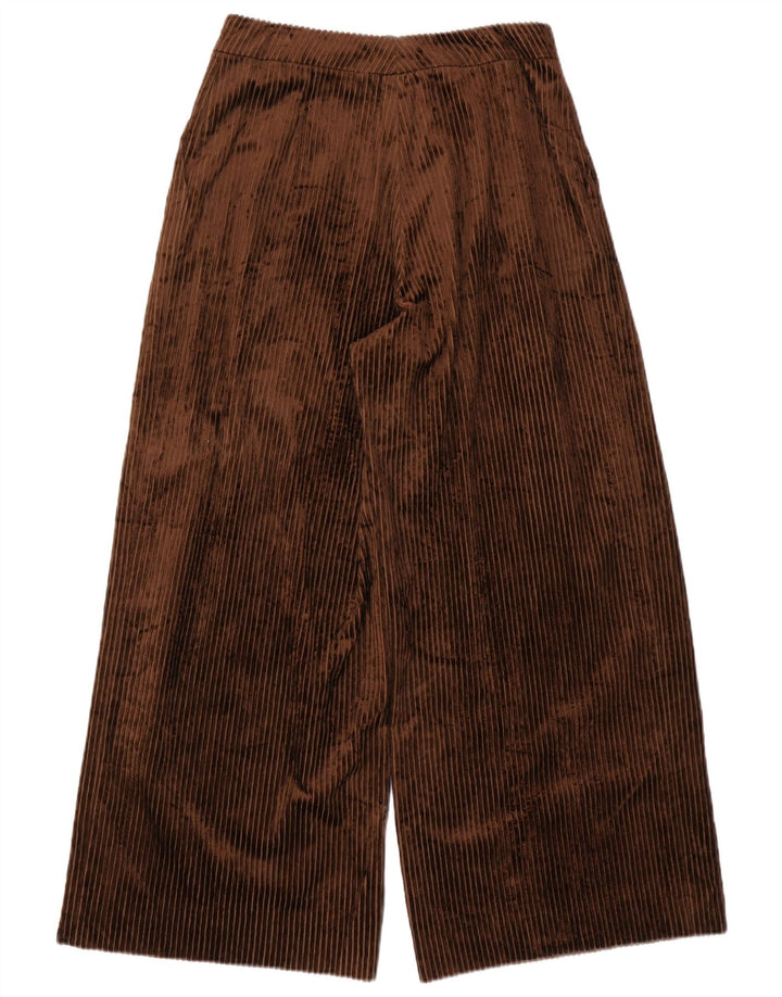 EMMA & GAIA Damefløjl 2-delt jakkesæt IT 44 Medium W28 L28 Brun