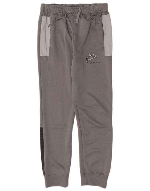 Nike Boys Air Max træningsdragt Bukser Joggers 13-14 år XL Grå