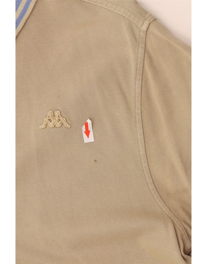 Kappa herre poloshirt Medium beige bomuld