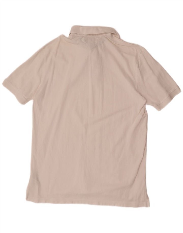 Tommy Hilfiger Herre Regular Fit Polo Shirt 2XL Hvid Bomuld