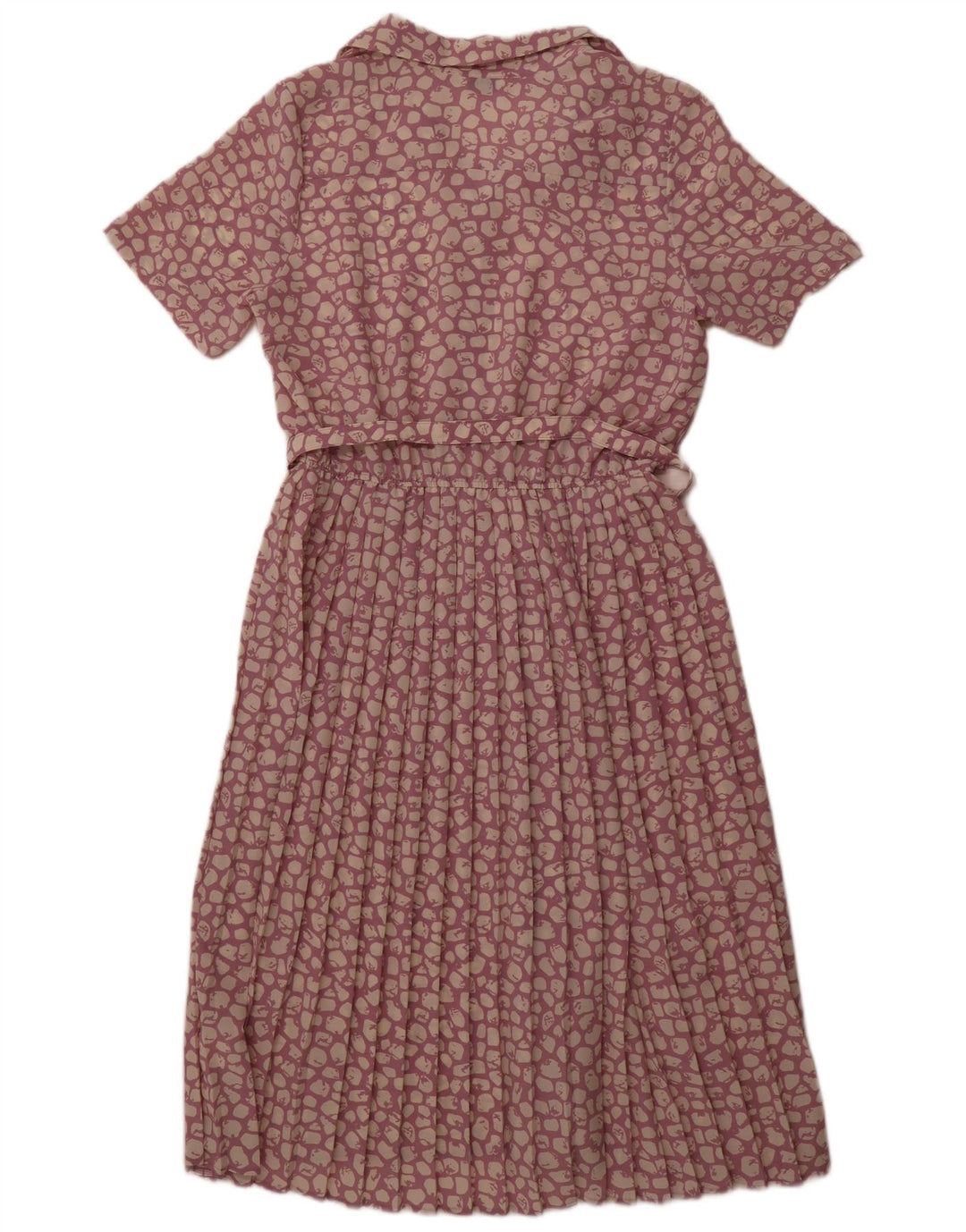 Classics Dame Maxi Dress UK 16 Large Purple Animal Print Polyester