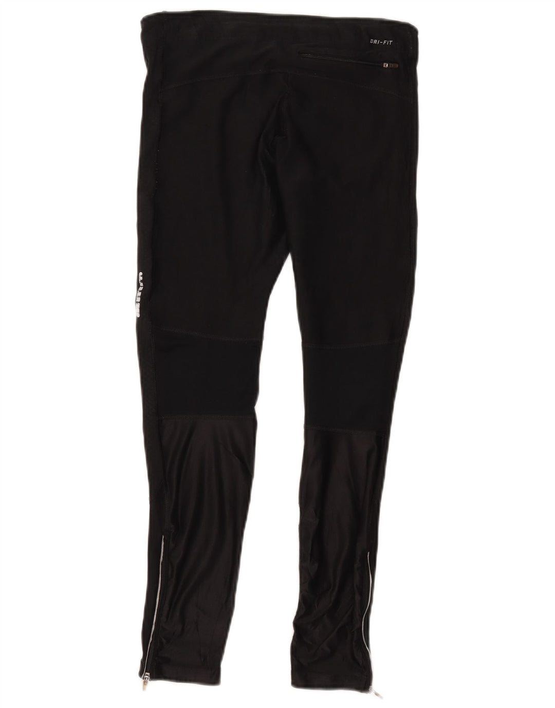 Nike Dame Dri Fit Leggings UK 14 Medium Sort Polyester