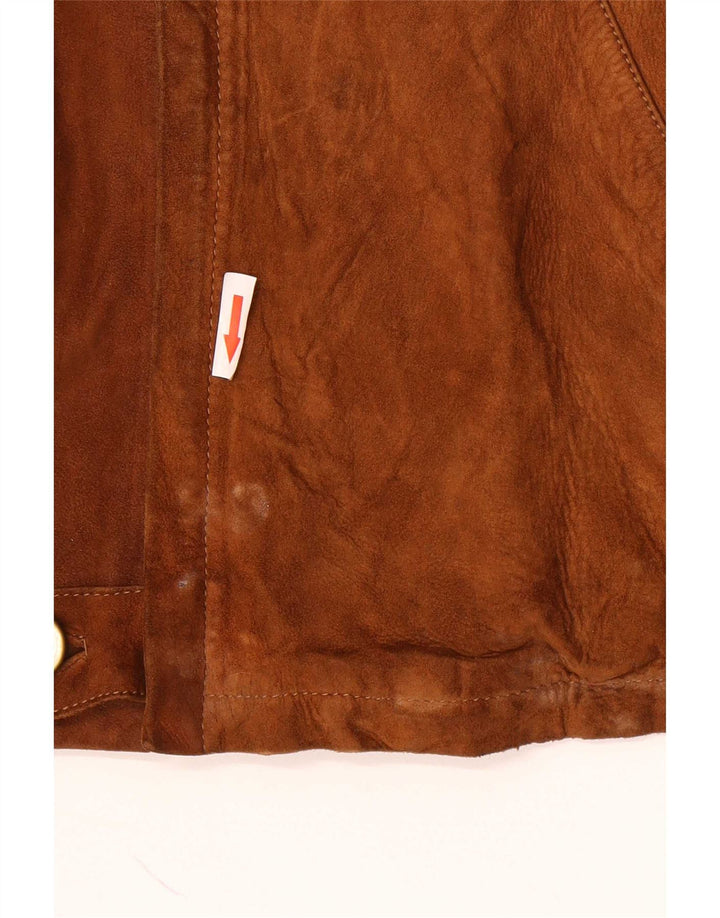Vintage herre ruskindsjakke UK 38 Medium Brown