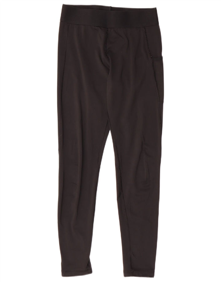 Adidas Dame Tech Fit Grafiske Leggings UK 12/14 Medium Sort